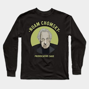 Unraveling Truth: The Intellectual Legacy of Noam Chomsky Long Sleeve T-Shirt